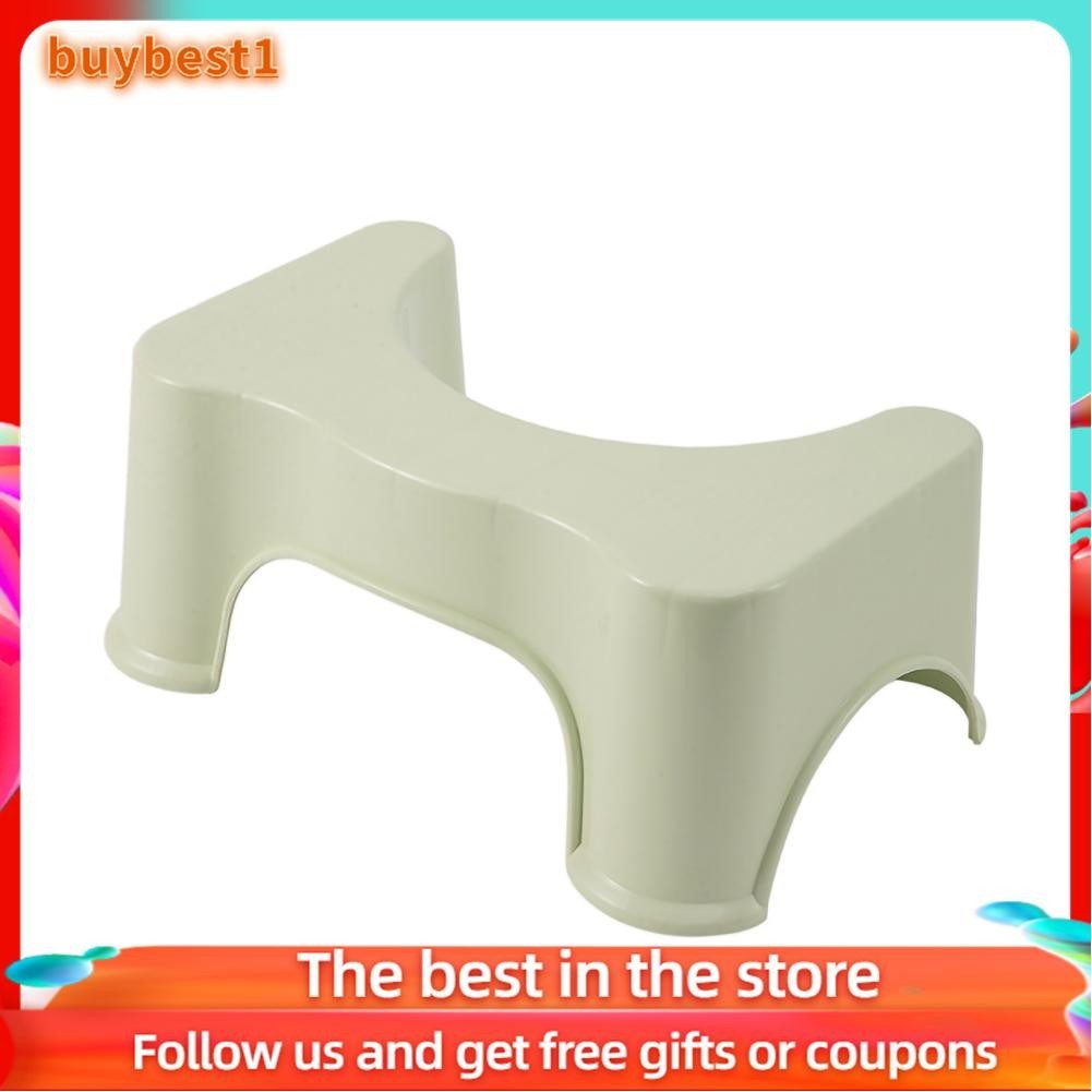 Buybest1 Toilet Step Stool Ergonomic 35° Universal Prevent Slipping