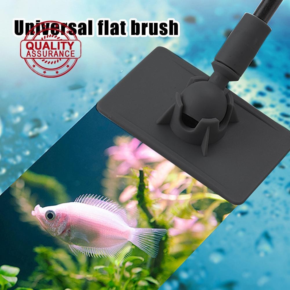 Universal Aquarium Algae Scraper And Flat Glass Brush Set For Thorough ...