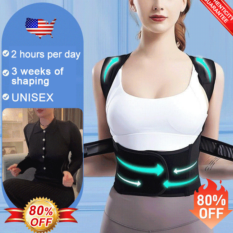 [3 Weeks Shaping]Best selling Back Posture Brace Adjustable Back ...
