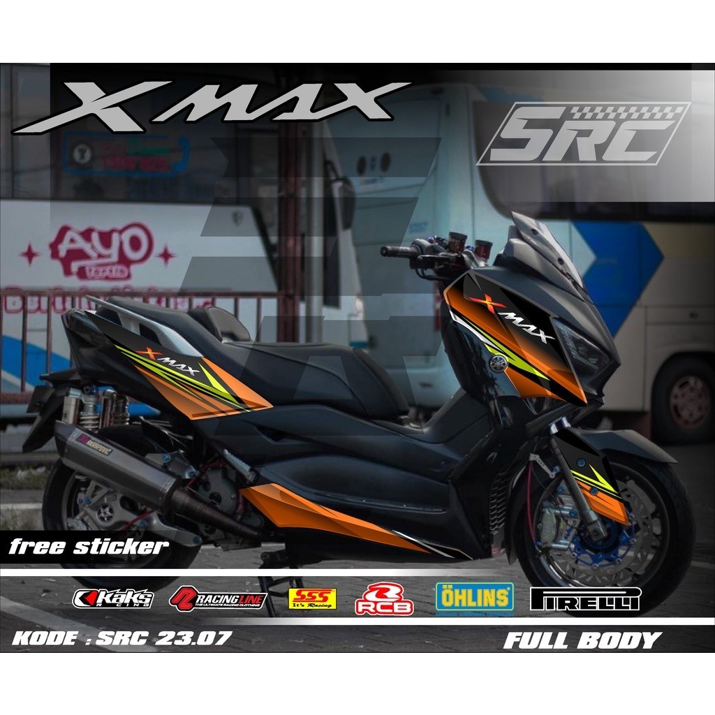 Original Full Body XMAX Sticker Decal limited Edition XMAX Decal ...