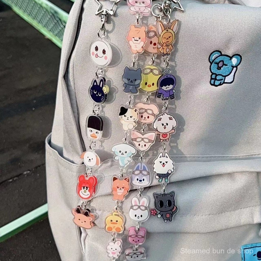 Korean K-pop Character Merchandise Bundle: Double-Sided Acrylic ...