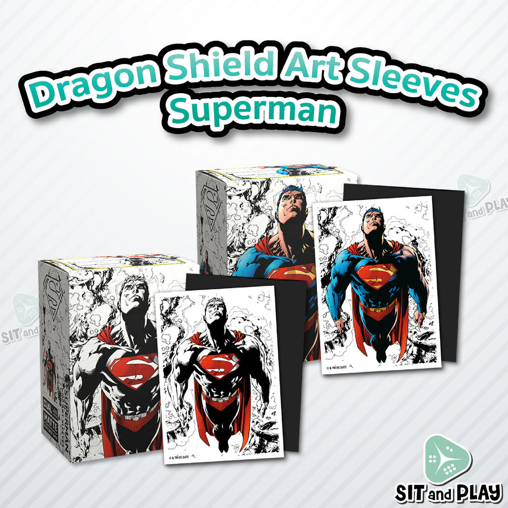 Dragon Shield-Superman-Dual Matte Art Sleeves 100 Card Authentic 1  (Standard Size) | Shopee Malaysia