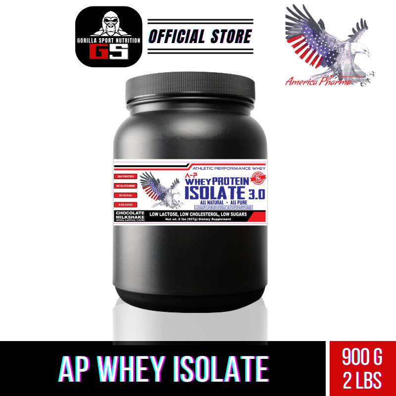 America Pharma isolate Whey Susu Protein Whey Protein !!! (900g Trial ...