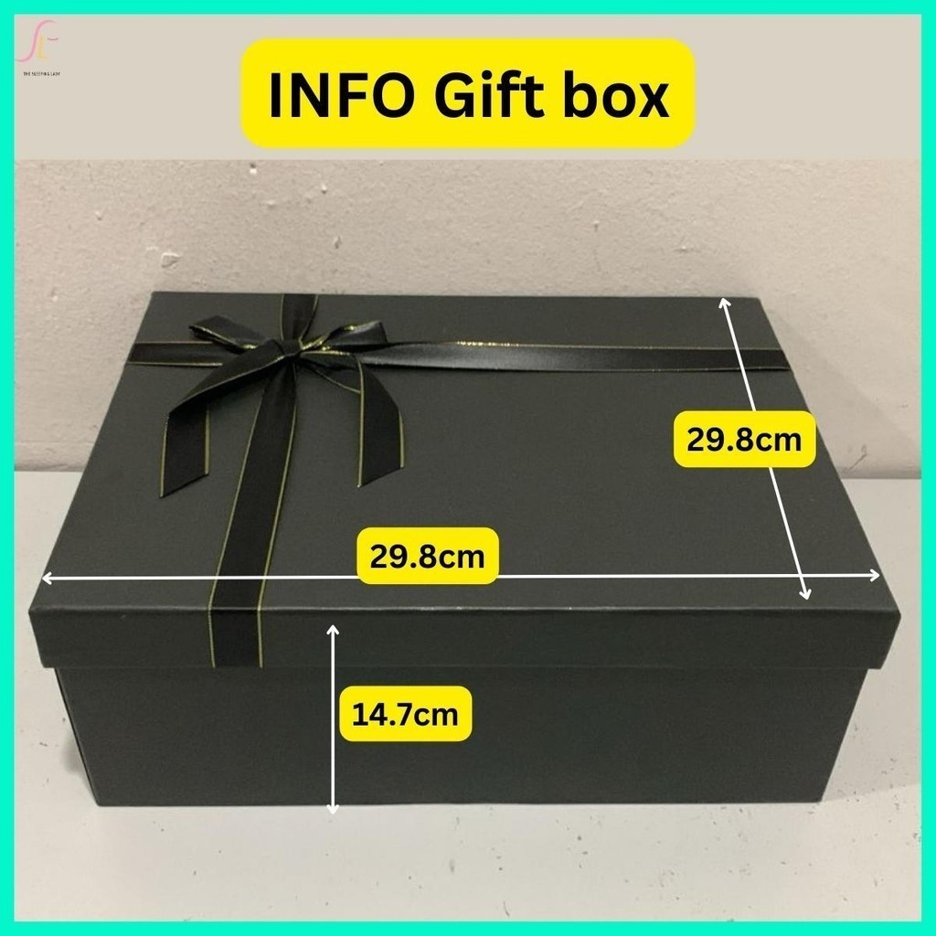 gift box black color warna hitam kotak hadiah kosong besar untuk hadiah ...