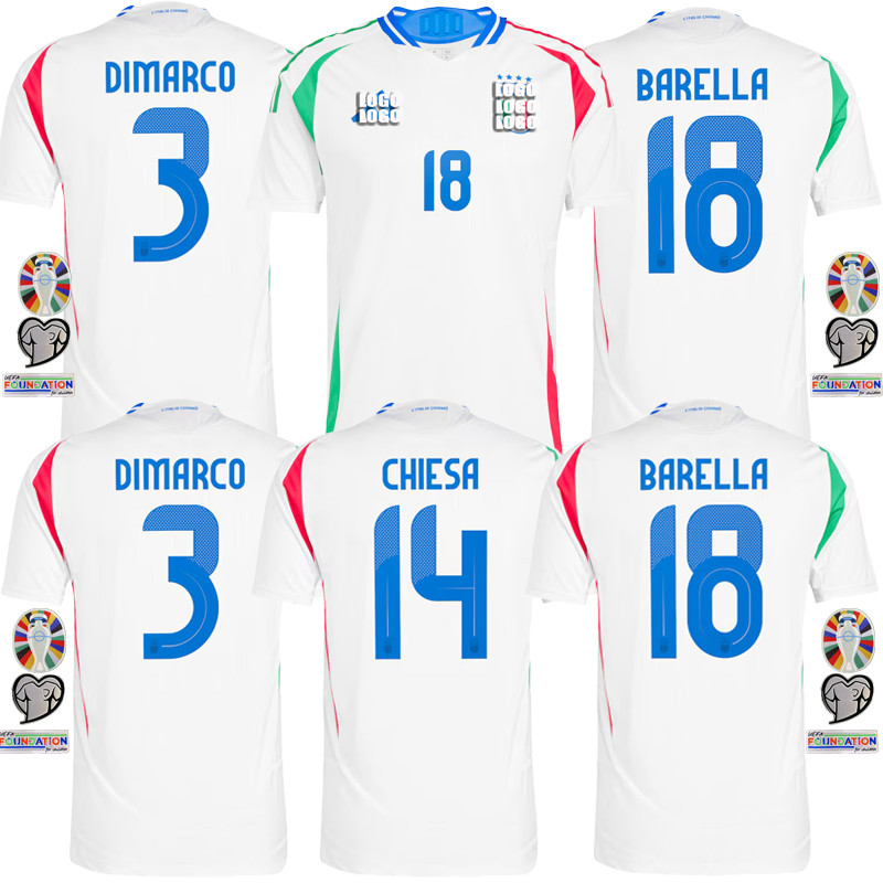 Italy Jersey Away UEFA Euro 2024/25 Jersey Men Football Shirt Shopee