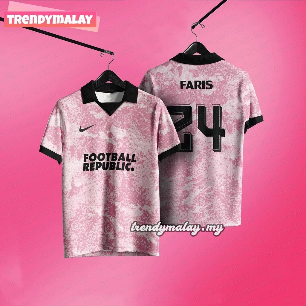 FOOTBALL REPUBLIC Jersey Custom Name and Number Men Women T Shirt ...