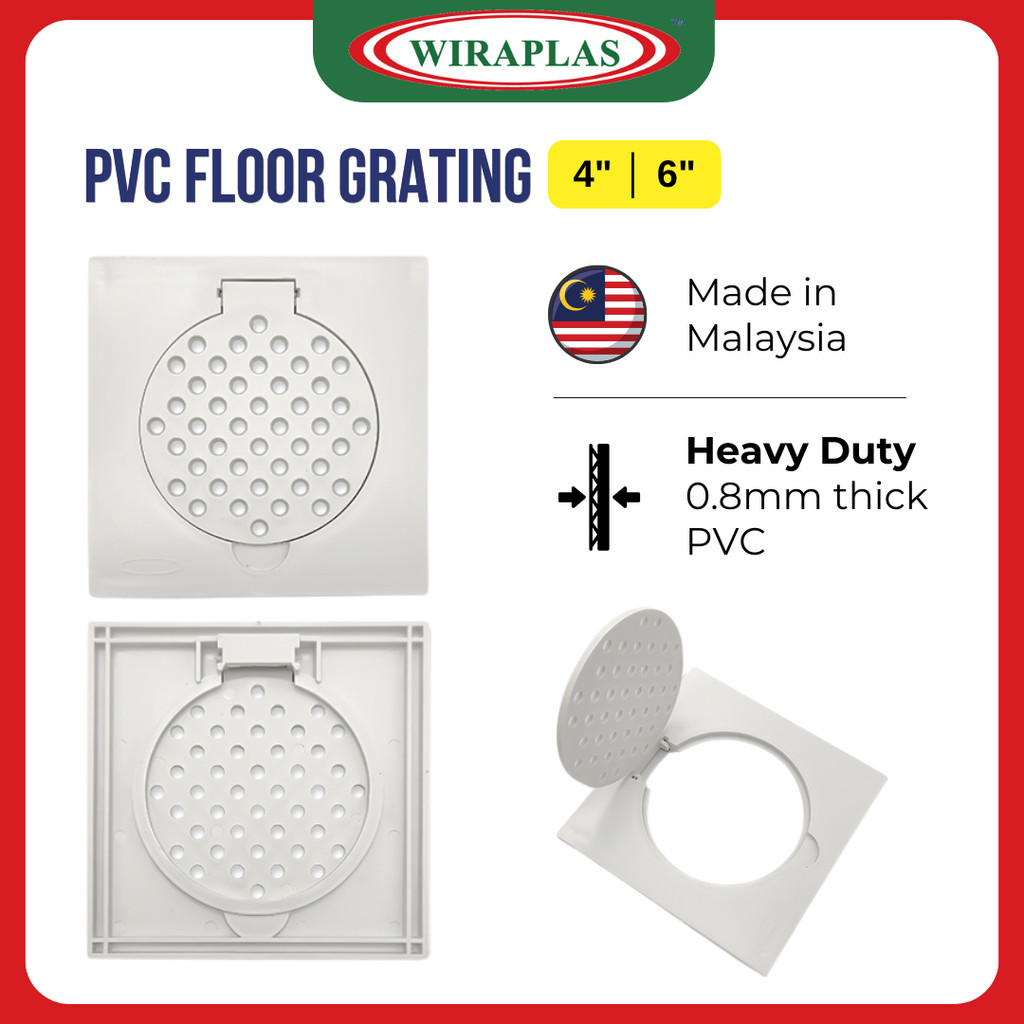 [Tukang] Made in Malaysia, WIRAPLAS 0.8MM Thick PVC Drain Pipe Cover ...