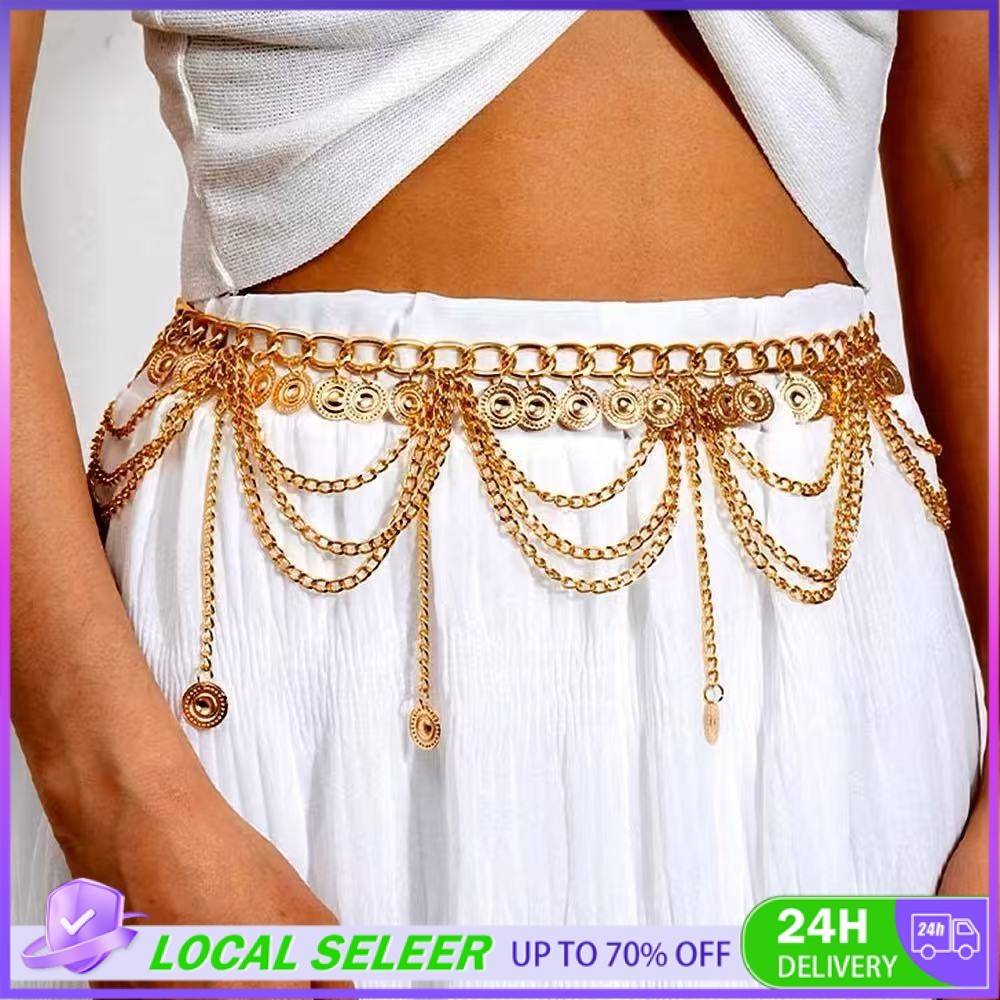 Waist chain accessories for women's retro Bohemian ethnic style high ...