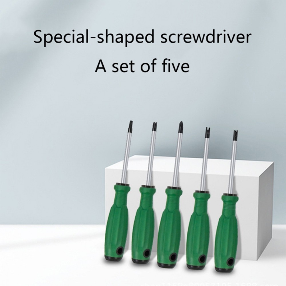 Heavy Duty Special Screwdriver Kit U/Y/Triangle/Inner Cross/3 Points 5 ...