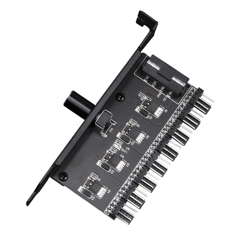 Universal Computer Regulator CPU Hub Splitter Cooler 3pin/4pin Variable ...