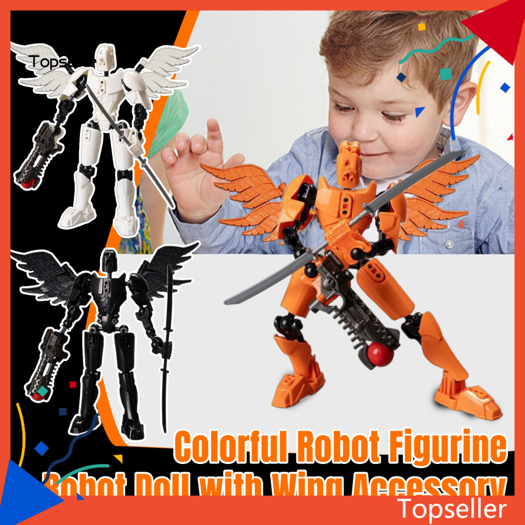 Tops* Jointed Robot Doll Pvc Robot Model 3d Printed Robot Action Figure ...