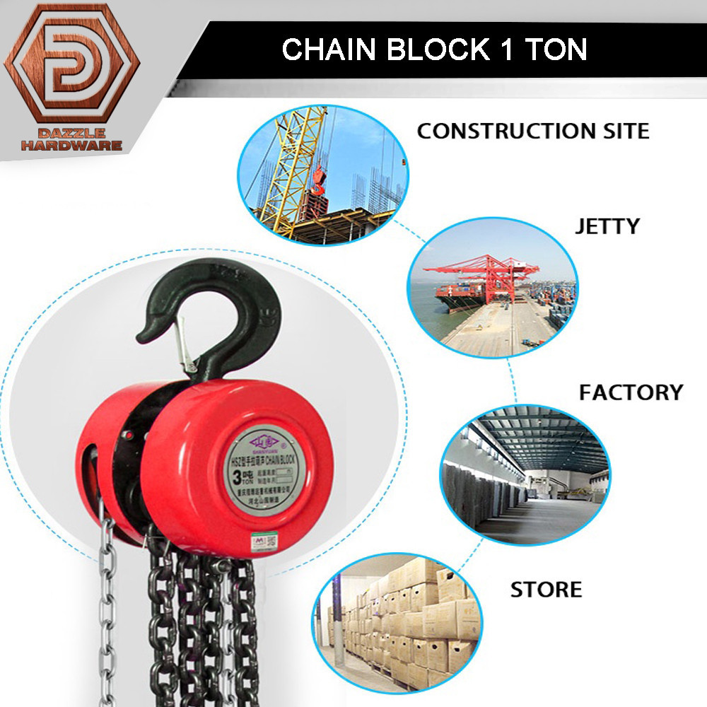1 ton Chain block chain lifting block lever block chain hoist rantai ...