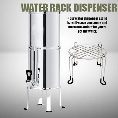 Water Dispenser Rack Floor Stand Filter Detachable Tall Filter Non Slip ...