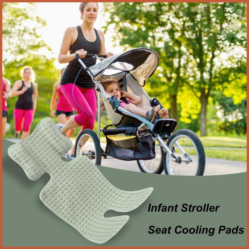 Car Seat Cooler Pad for Babies Summer Breathable Ice Stroller Cooler ...