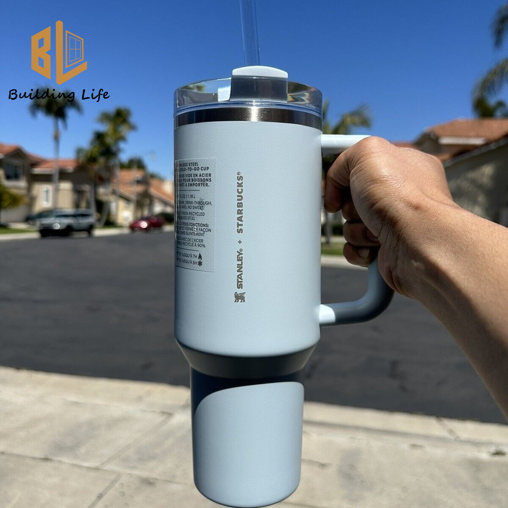 Starbucks + Stanley² Tumbler Cups Spring Light Blue Starbucks Cup with ...