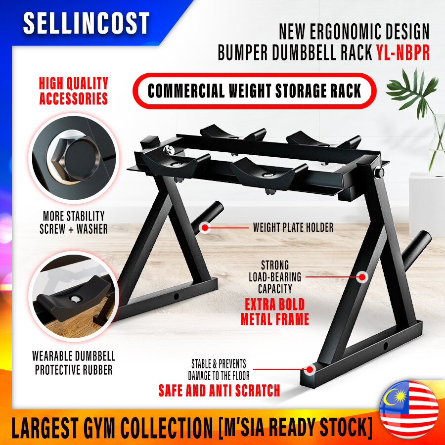 Heavy Duty Dumbbell Rack Bumper Dumbbell Kettlebell Storage Rack Plate ...