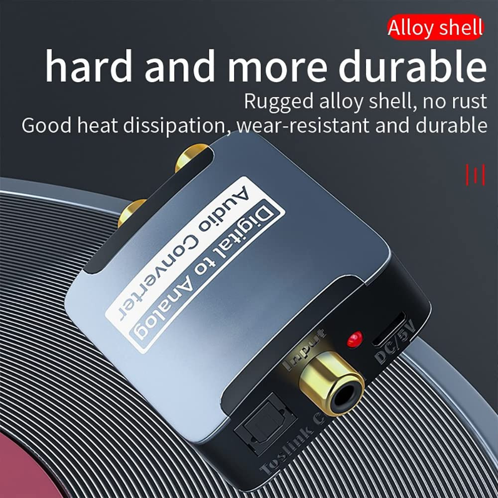 Digital to Analog Audio Converter for TV DVD PS4 Xbox Amp Blu-ray ...