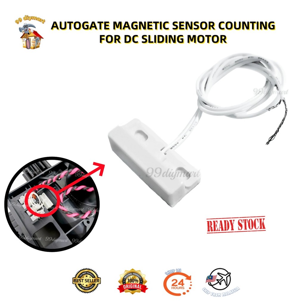 [1PCS] Sensor Magnet Autogate Motor Gelongsor DC | Autogate Counting ...