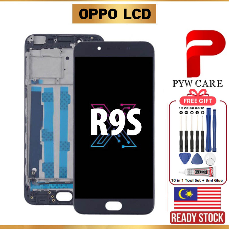 Skrin LCD Serasi Untuk Oppo R9S with frame LCD Screen | Shopee Malaysia