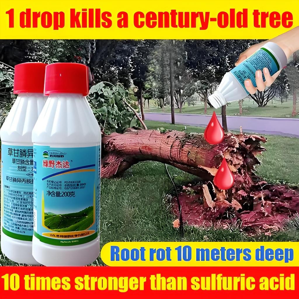 1 drop kills a century-old tree ! 200ML/1000ML Tree killer Racun pokok ...