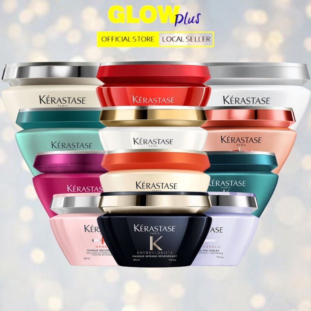 KERASTASE Masque 200/500ml Hair Mask Rambut Elixir Ultime/Chronologiste ...