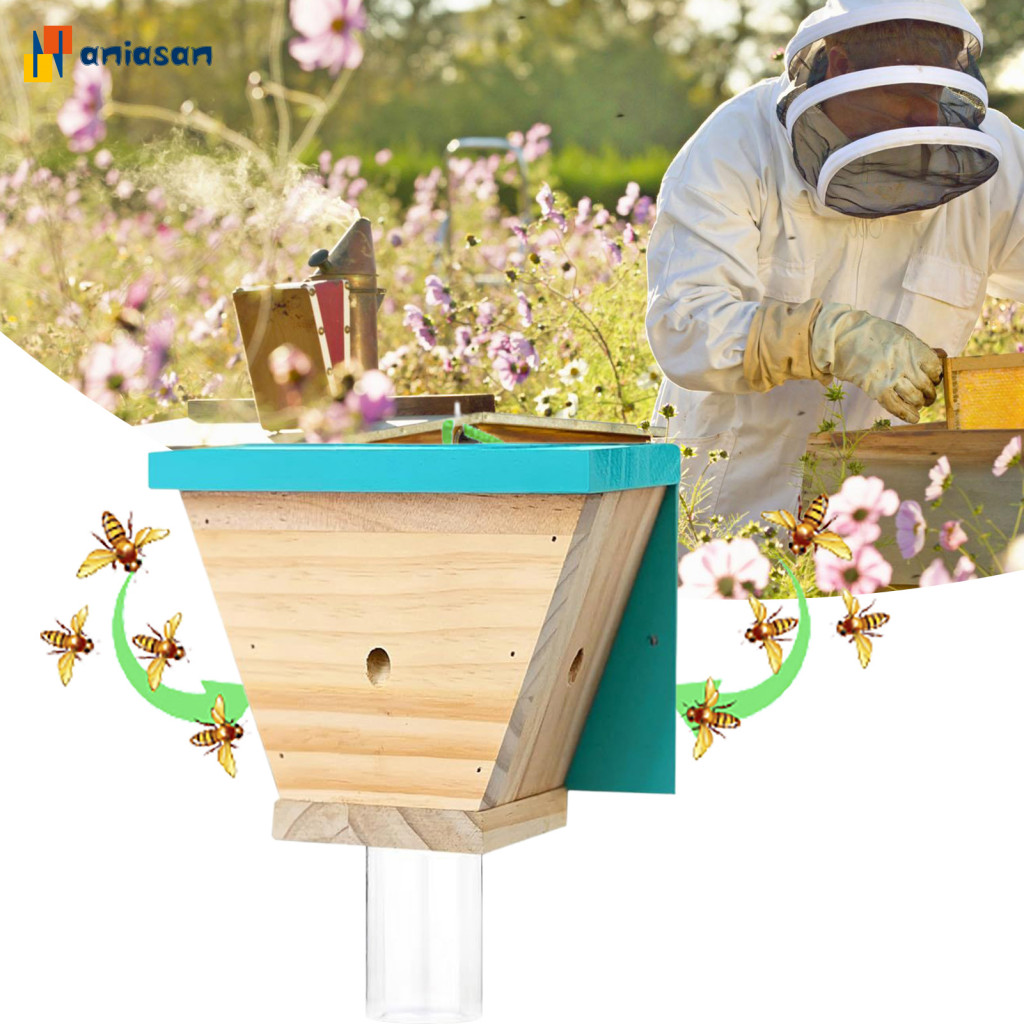 (aniasan) Bee Trap for Carpenter Bees Effective Outdoor Bee Trap for