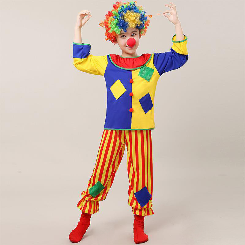 Fever Patchwork Clown Costume main image 0