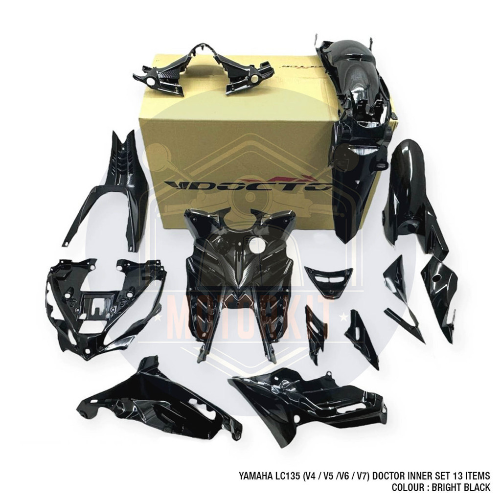 YAMAHA LC135 LC 135 135LC V4 V5 V6 V7 DOCTOR INNER SET INNER PANEL 13 ...