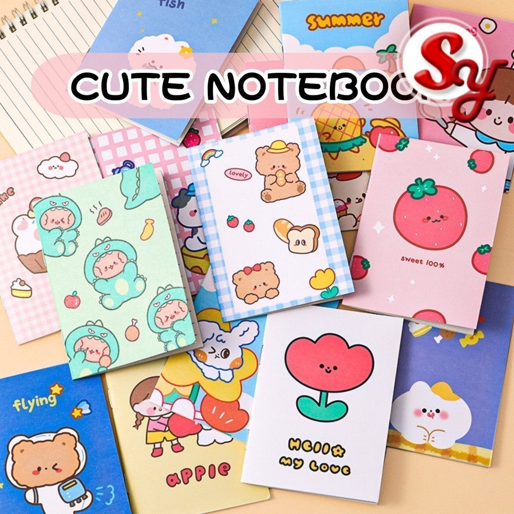 (1 PCS) Mini Notebook Pocket Notepad Kids Cute Design Portable Memo Pad ...