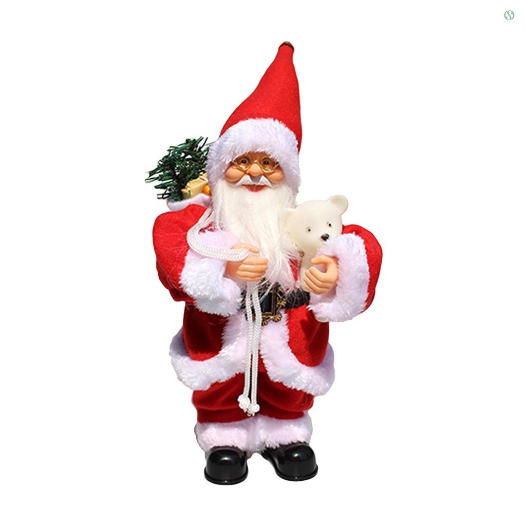 Electric Santa Claus Musical Doll Christmas Singing and Dancing Toys ...