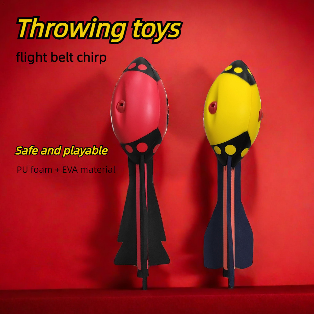 MALAYSIA.... Whistling Pocket Foam Footballs Whistle Football with Tail