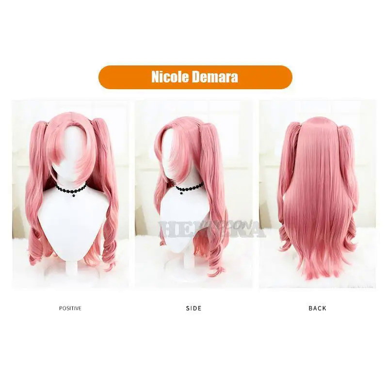 Game Zenless Zone Zero Nicole Demara Cosplay Wig Belle Hoshimi Miyabi ...