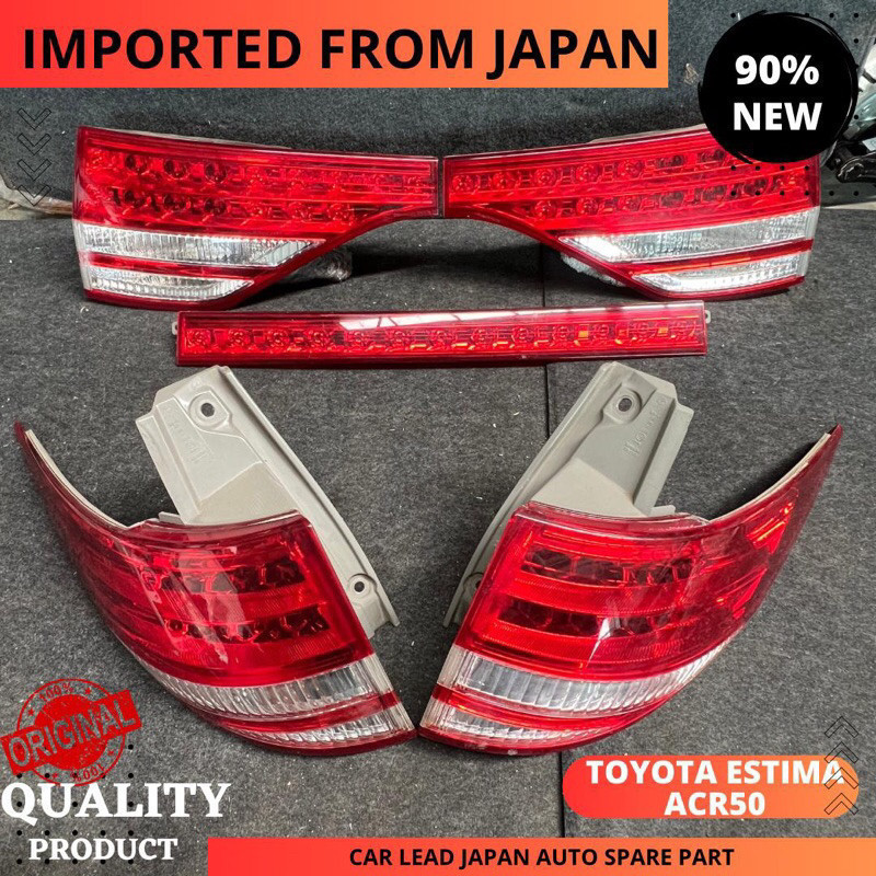 🇯🇵TOYOTA ESTIMA ACR50 REAR LAMP RED TAIL LAMP IMPORTED FROM JAPAN USED ...