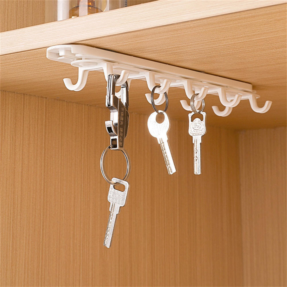 Retractable Pull-Out Hook Cabinet Storage Rack Kitchen Multi-functional ...
