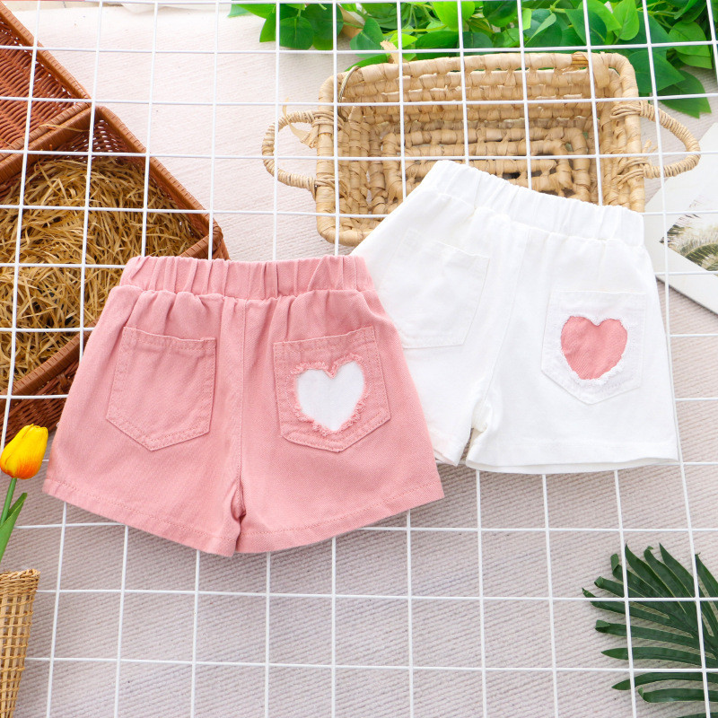 Girls Kids Shorts Summer Children s Love Cute Cotton Princess Pant Girl Clothing Shopee Malaysia