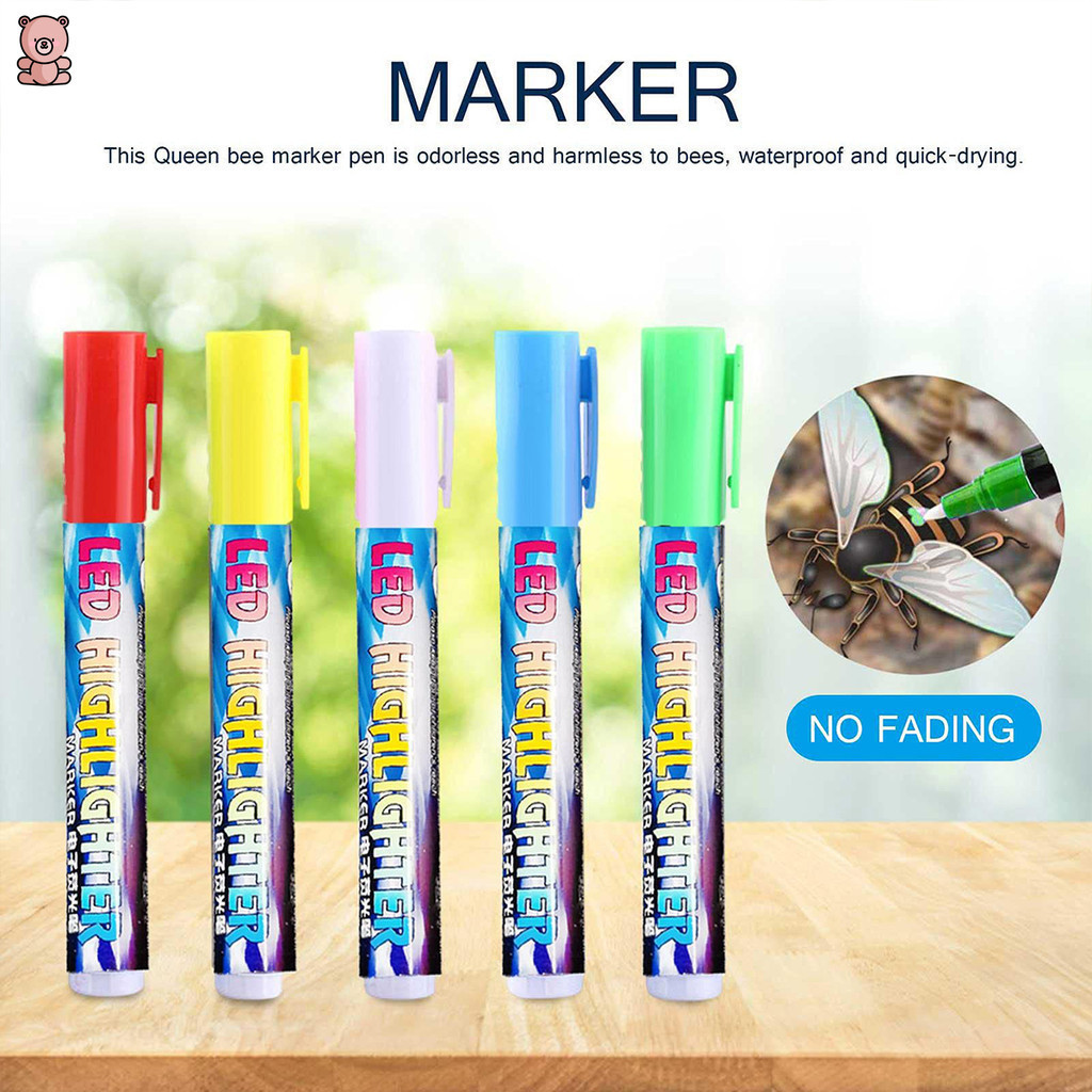 [YK]Queen Bee Marker Set Queen Bee Marker Pens Beekeeping Beekeepers ...