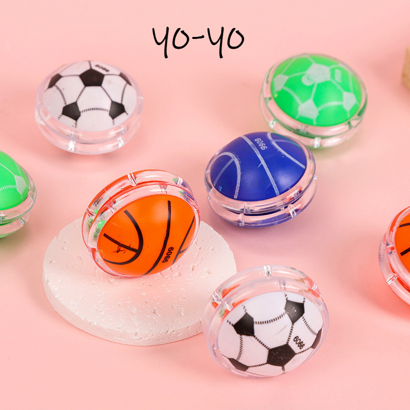 Football Pattern Yo-Yo Ball Spherical Yo-Yo Ball Toy Ball In