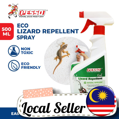 Pesso Eco Lizard Repellent Liquid Spray 500ML Penghalau Halau Cicak ...