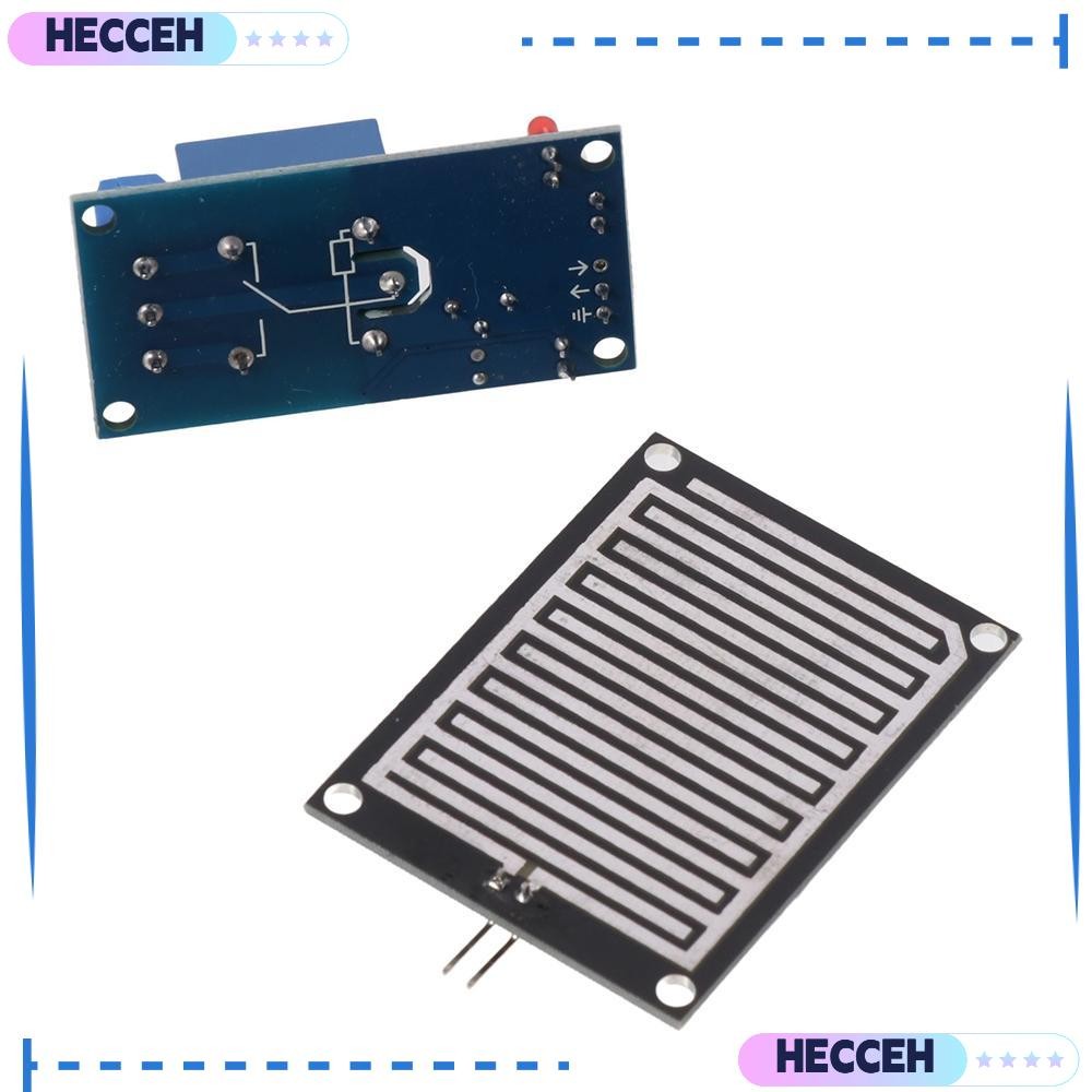 HECCEH1 Rain Dectection Module, Adjustable 12V Raindrops Sensor, Rain ...