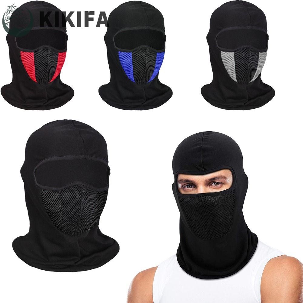 KIKIFA Sunscreen Face Mask, Windproof Stretchable Motorcycle Balaclava ...