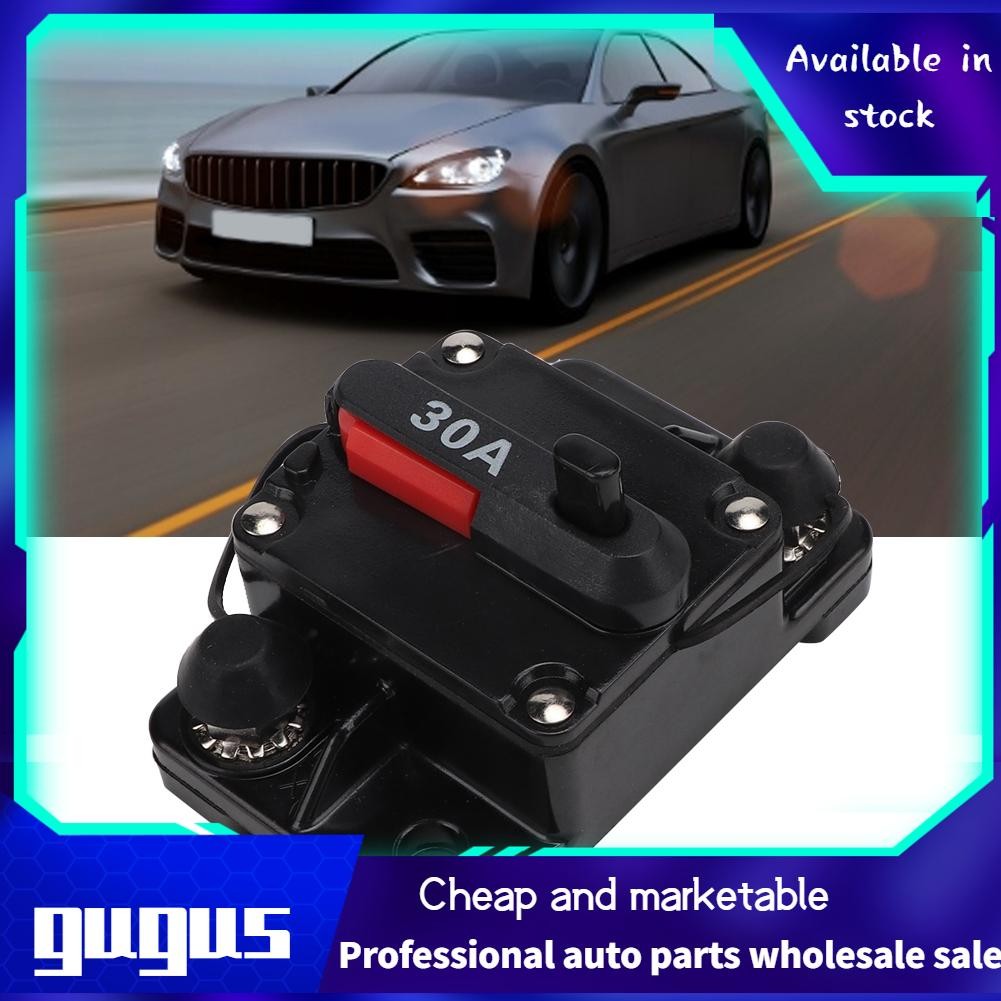 12V 30A Rückstellbarer Leistungsschalter - Auto Sicherung Für Stereo Anlagen - Wasserdichtes Gehäuse