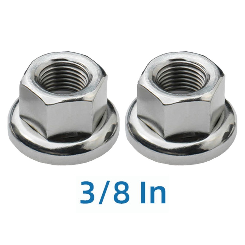 【hodrd0419】2pcs Bikes Crew Nut Bicycle Screw M9 M10 3 8 Screw Nut For 