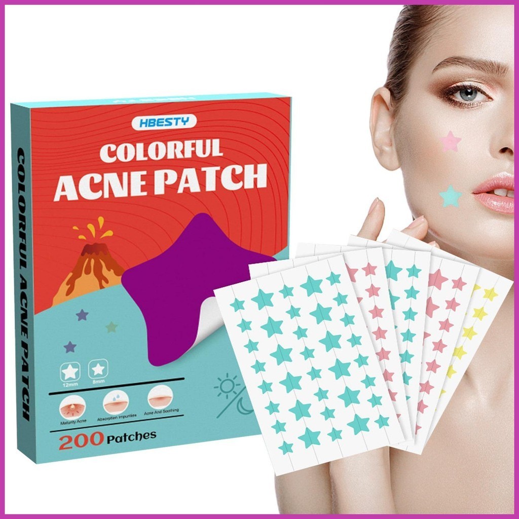 Pimple Patches for Face 200pcs Ultra Thin StarShaped Pimple Patches