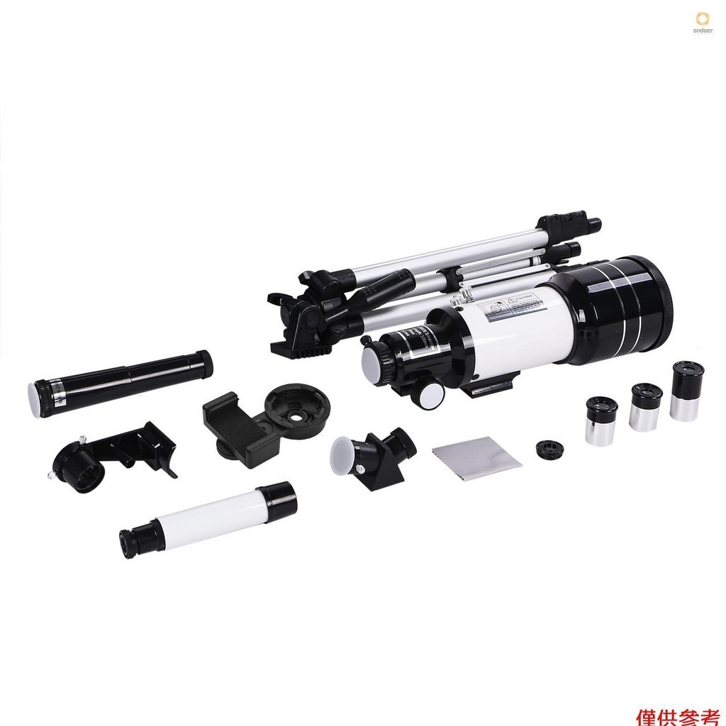 70mm Large Aperture Astronomical Refractor Portable 300mm Focal Length ...