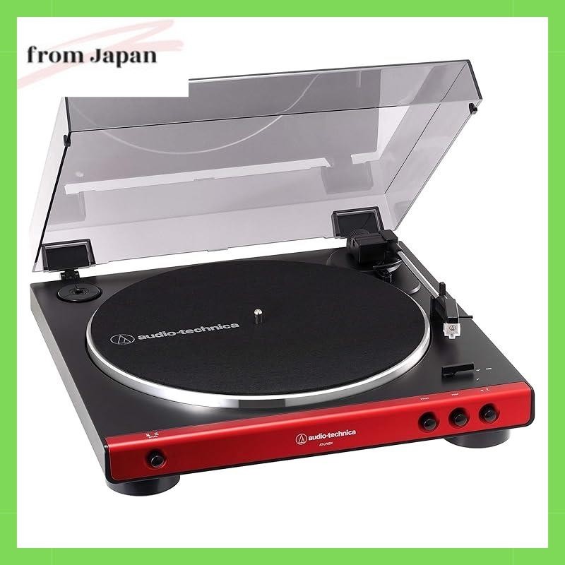 Audio-Technica Fully Automatic Record Player Red AT-LP60X RD | Shopee ...