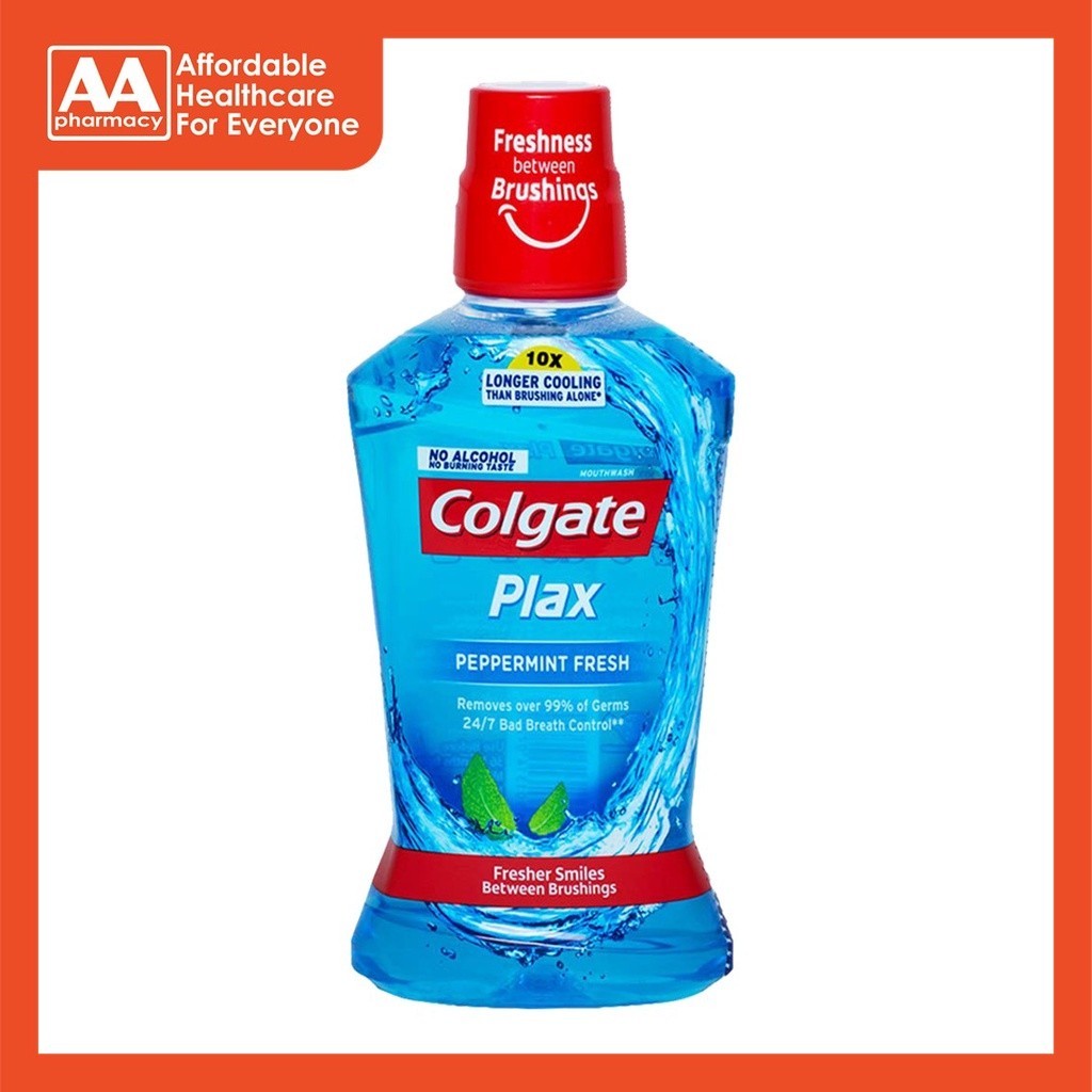 Colgate Plax Peppermint Mouthwash 250mL | Shopee Malaysia