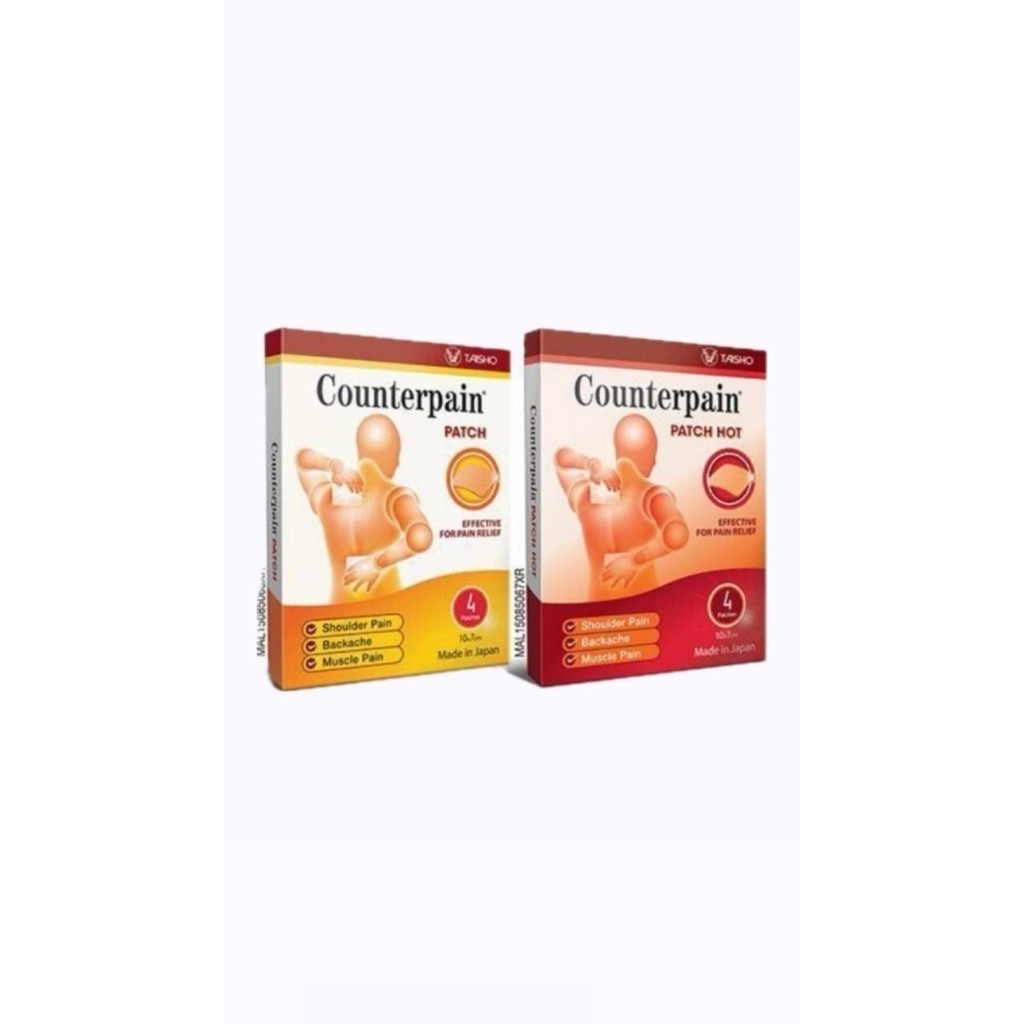 COUNTERPAIN PATCH | PATCH HOT 4'S (10CM X 7CM) (EXP:08/2025) | Shopee ...