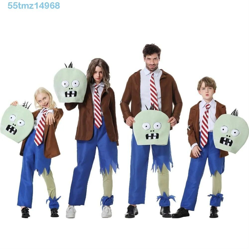 TMZ1 Plants Vs. Zombie Costume, Clothing Props Parent-child Children ...
