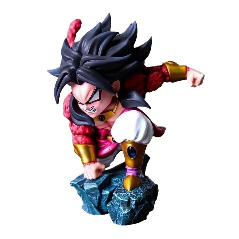 My Mystery Box Super Four Broly Dragon Ball WCF Super Saiyan Squatting ...