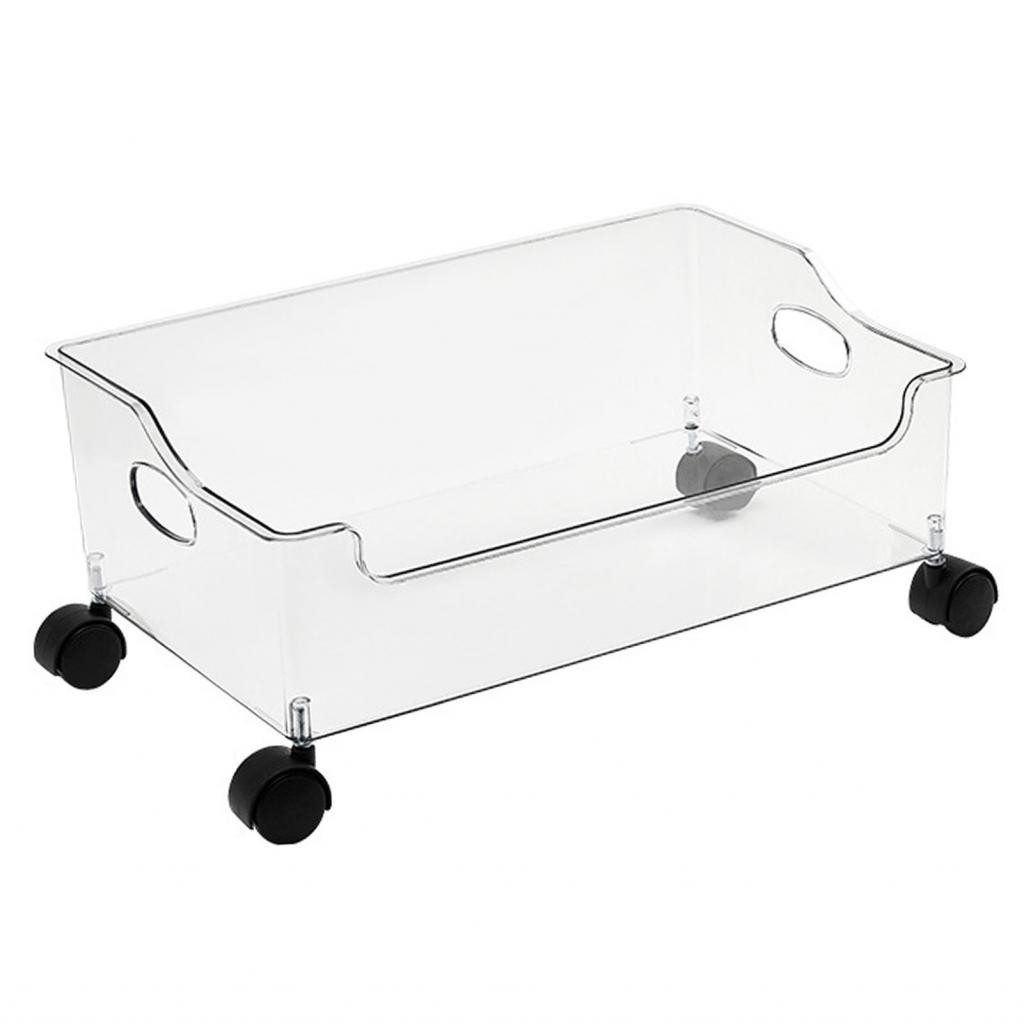 Sakurabc Wheeled Book Storage Container Hollow Handle Design ...